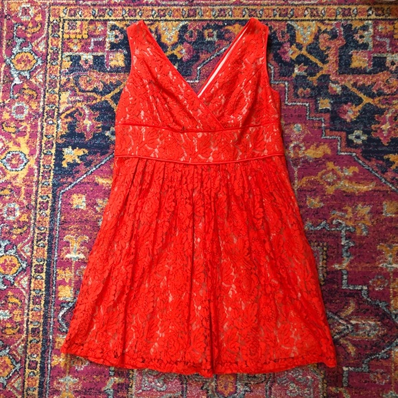 Adrianna Pappel Fit and Flare V neck EUC size 16W - Picture 3 of 7